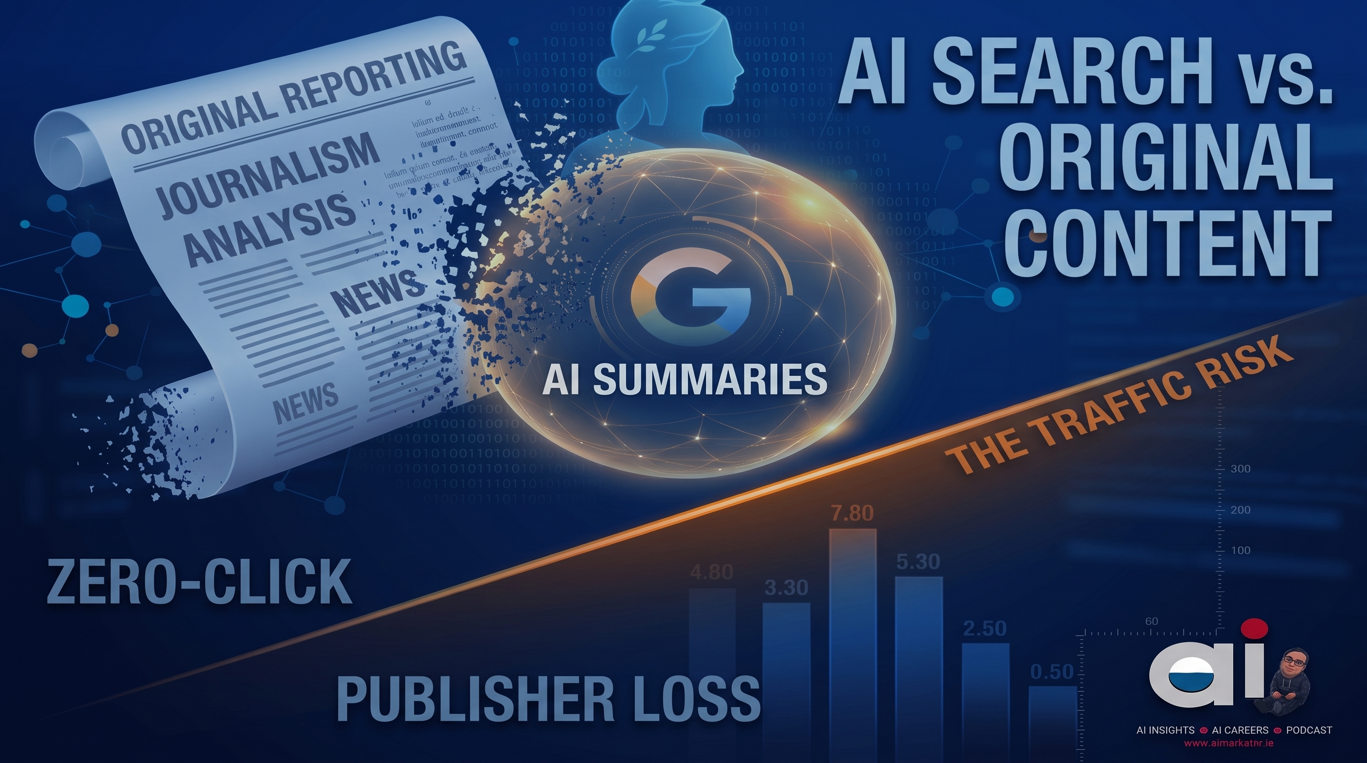 France challenges Google's AI search. What it means for your traffic in Ireland and the UK — AIMarketer.ie article cover