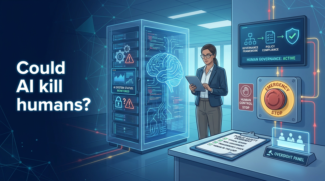 AI could kill humans: why the fear is growing—and what the evidence really says — AIMarketer.ie article cover